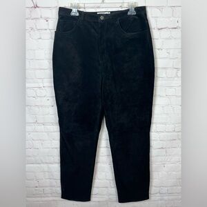 Vintage Bagatelle Black Suede Pants